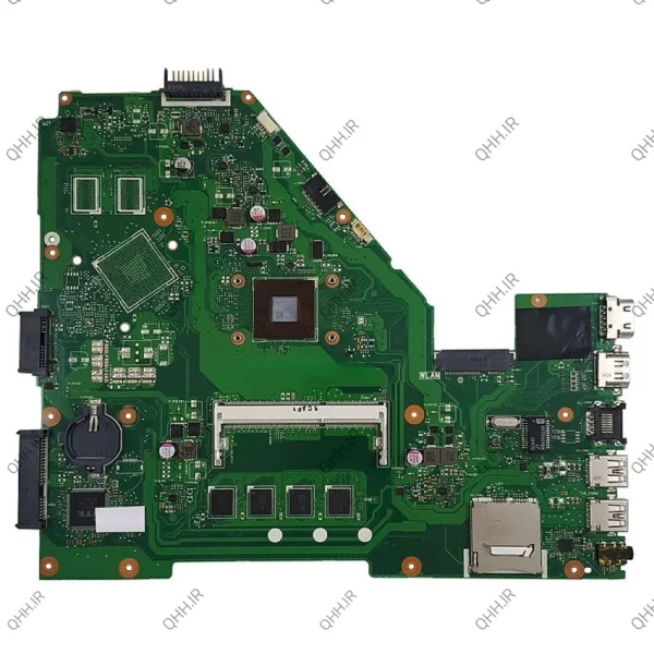 مادربرد لپ تاپ ایسوس Mianboard Asus X550WE CPU-AMD-E1-6010_LED-40Pin_Ram-4GB بدون گرافیک