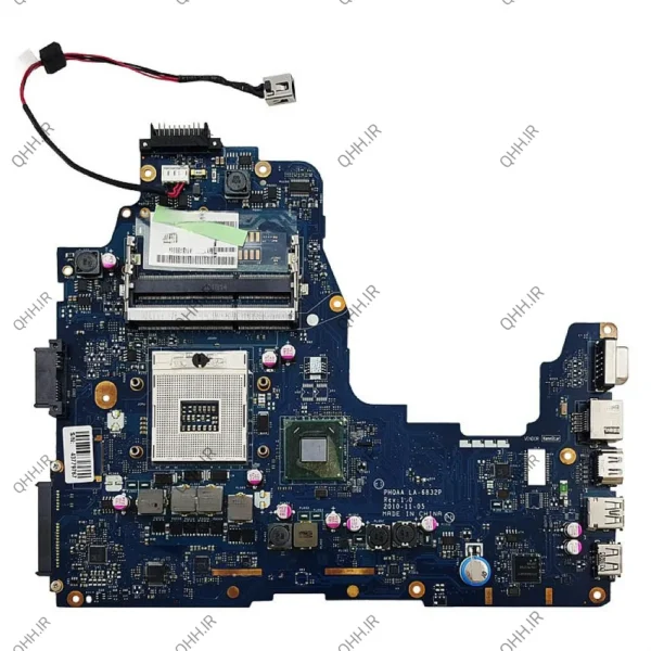 مادربرد لپ تاپ توشیبا Satellite P750 HM65_PHQAA_LA-6832P گرافیک اینتلی