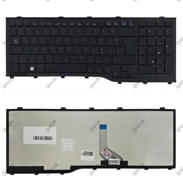 کیبرد لپ تاپ فوجیتسو Lifebook AH532 مشکی-اینتربزرگ با فریم