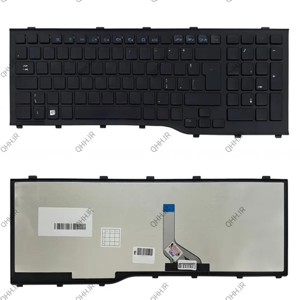 کیبرد لپ تاپ فوجیتسو Lifebook AH532 مشکی-اینتربزرگ با فریم