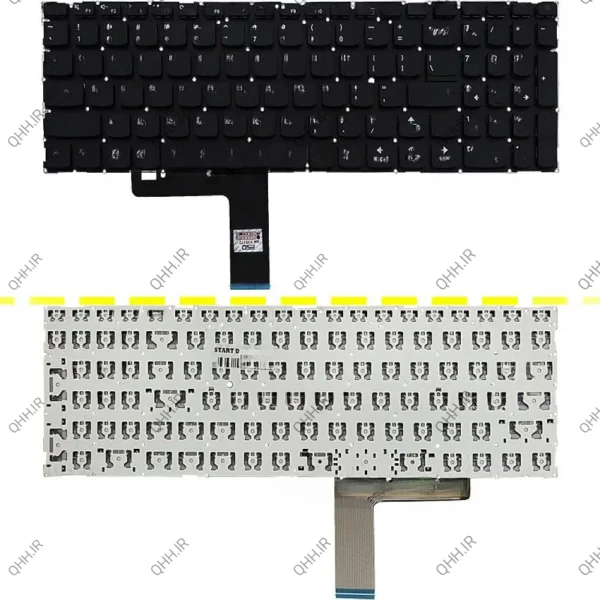 کیبرد لپ تاپ لنوو IdeaPad 110-15ACL بدون فریم با دکمه پاور