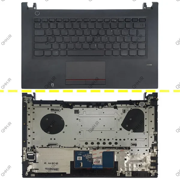کیبرد لپ تاپ لنوو Essential E42-70 مشکی-با قاب C به همراه تاچ پد