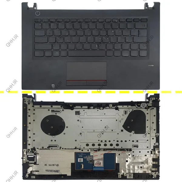 کیبرد لپ تاپ لنوو Essential E42-70 مشکی-با قاب C به همراه تاچ پد