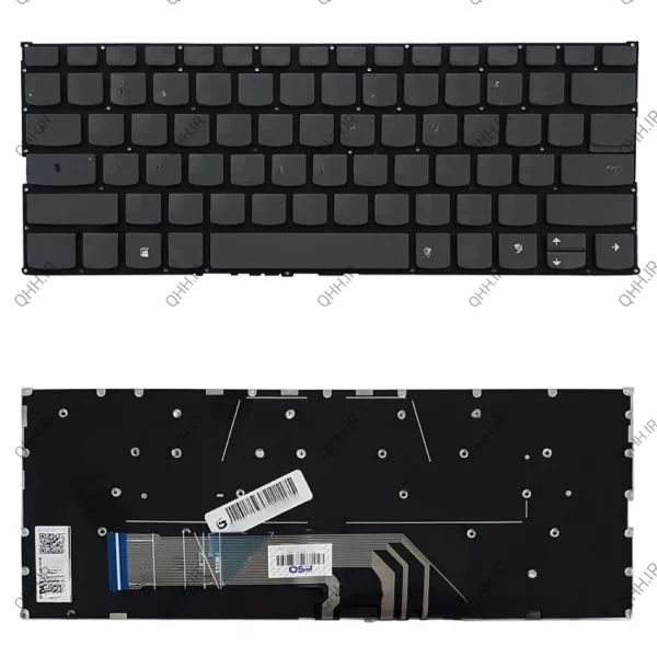 کیبرد لپ تاپ لنوو IdeaPad 530S-14_Yoga 730-15IKB مشکی-اینترکوچک-بدون فریم