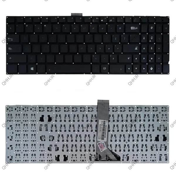 کیبرد لپ تاپ ایسوس X553-X555-P2540U مشکی-اینترکوچک بدون فریم