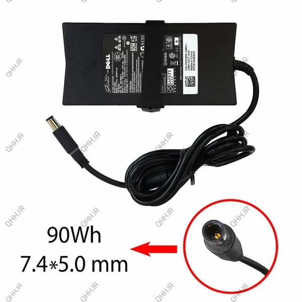 آداپتور لپ تاپ دل 19.5V 4.62A Slim Gimo Plus