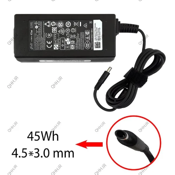 آداپتور لپ تاپ دل 19.5V 2.31A Gimo Plus سرریز سوزن دار
