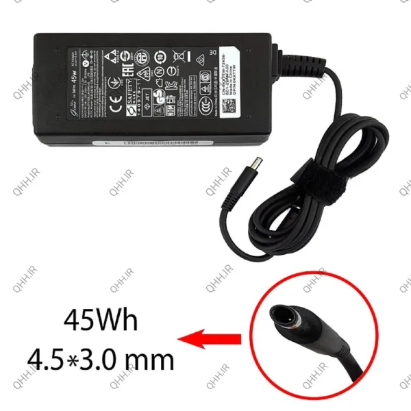آداپتور لپ تاپ دل 19.5V 2.31A Gimo Plus سرریز سوزن دار