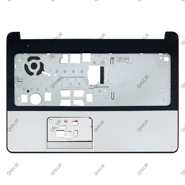 قاب کنار کیبرد لپ تاپ اچ پی ProBook 355 G1_355 G2 مشکی-نقره ای بدون فینگر پرینت خط و خش دار