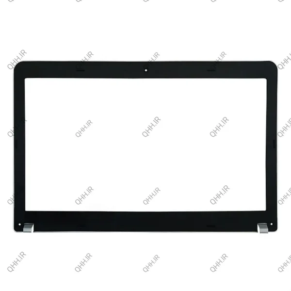 قاب جلو ال سی دی لپ تاپ لنوو Thinkpad Edge E531-E540 مشکی-نقره ای غیرتاچ چهار پیچ-ال ای دی نازک