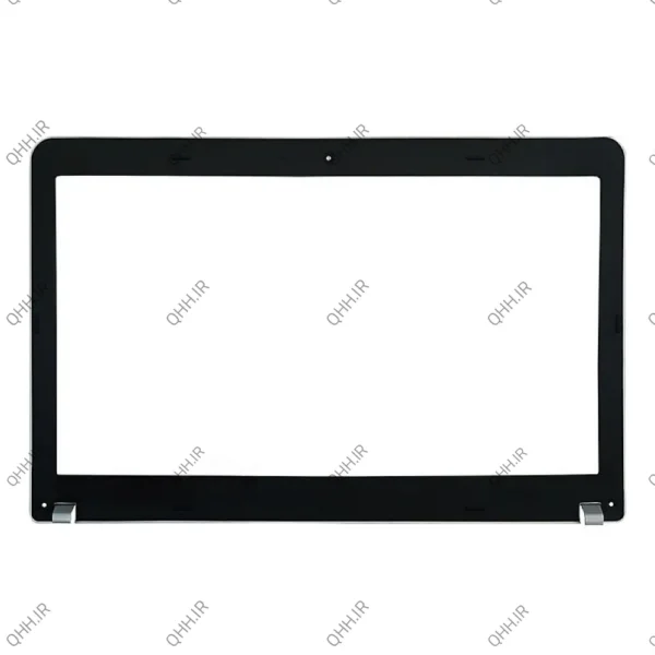 قاب جلو ال سی دی لپ تاپ لنوو Thinkpad Edge E531-E540 مشکی-نقره ای غیرتاچ چهار پیچ-ال ای دی نازک