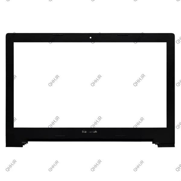 قاب جلو ال سی دی لپ تاپ لنوو Ideapad G50-70_Z50-70 مشکی-یک میکروفن با لوگو خط و خش دار