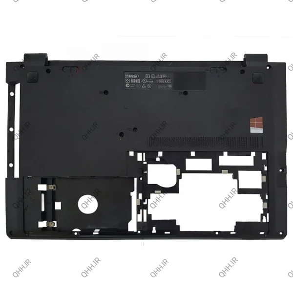 قاب کف لپ تاپ لنوو IdeaPad B50-30_B50-45 مشکی-بدون خروجی هوا-جای باتری شکسته