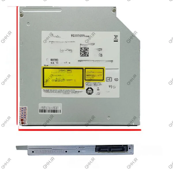 درایو لپ تاپ دی وی دی رایتر H.L Sata Superslim E1 9mm
