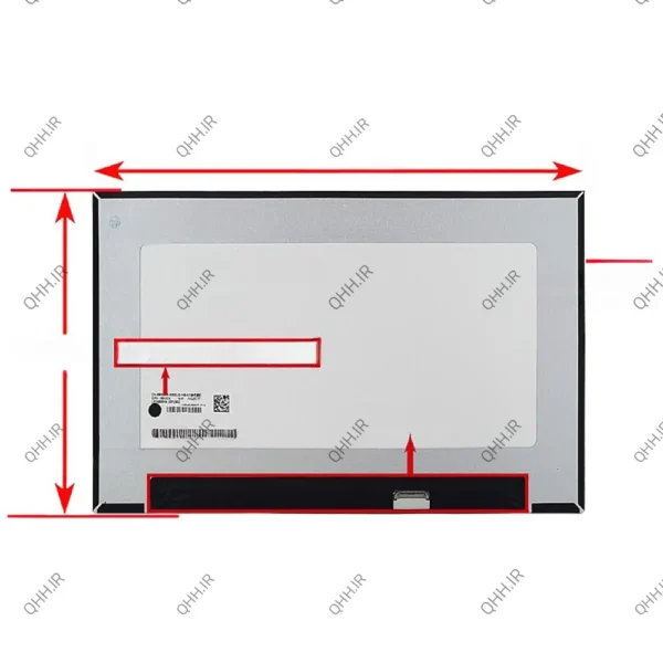 ال ای دی لپ تاپ ال جی 14.0 نازک مات 30 پین Full HD-IPS_315x186x5.2mm بدون جاپیچ برد پشت LED سوکت از پایین