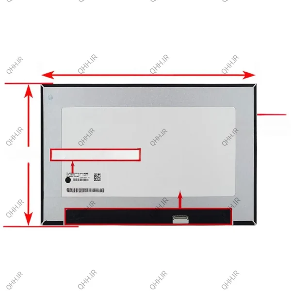 ال ای دی لپ تاپ ال جی 14.0 نازک مات 30 پین Full HD-IPS_315x186x5.2mm بدون جاپیچ برد پشت LED سوکت از پایین