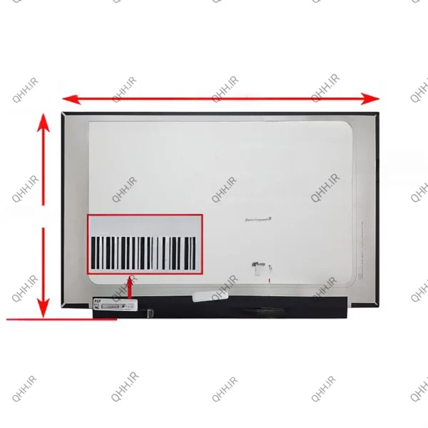 ال ای دی لپ تاپ 15.6 BOE NE156FHM-NZ1 نازک مات 40 پین FHD-IPS-EDP-240HZ بدون جاپیچ 350x216x2.6mm