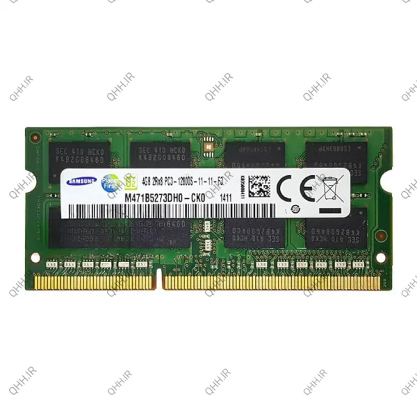 رم لپ تاپ 4 گیگ Samsung DDR3-1600-12800 MHZ 1.5V