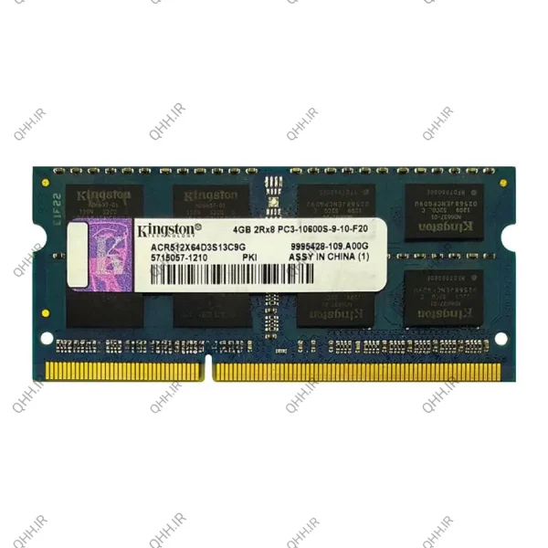 رم لپ تاپ 4 گیگ Kingston DDR3-1333-10600 MHZ 1.5V