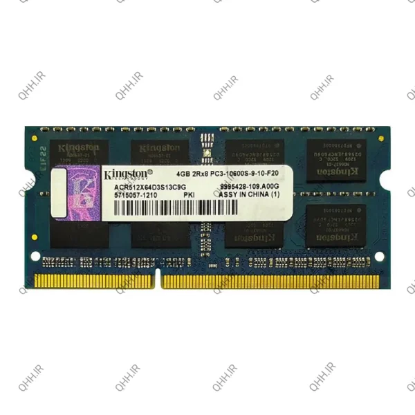 رم لپ تاپ 4 گیگ Kingston DDR3-1333-10600 MHZ 1.5V
