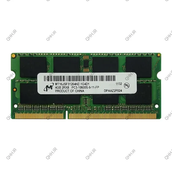 رم لپ تاپ 4 گیگ Micron Technology DDR3-1333-10600 MHZ 1.5V