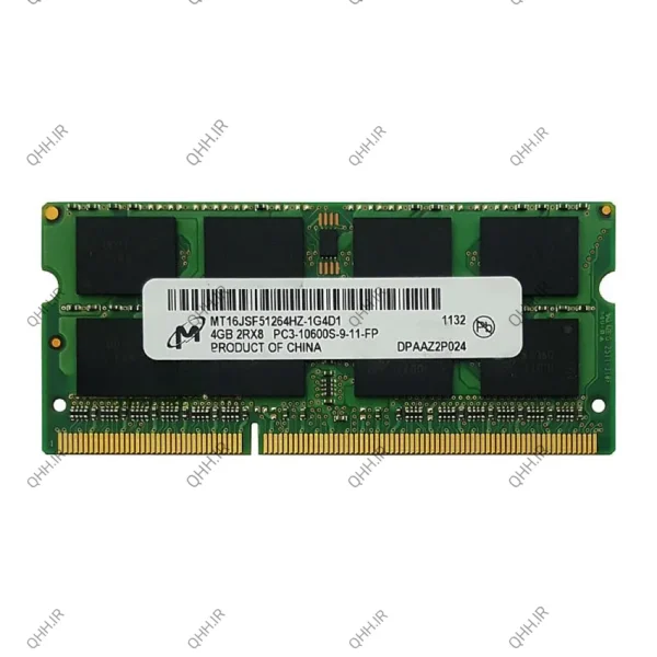 رم لپ تاپ 4 گیگ Micron Technology DDR3-1333-10600 MHZ 1.5V