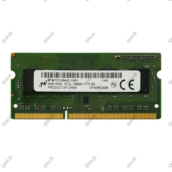 رم لپ تاپ 4 گیگ Micron Technology DDR3-PC3L-1600-12800 MHZ 1.35V