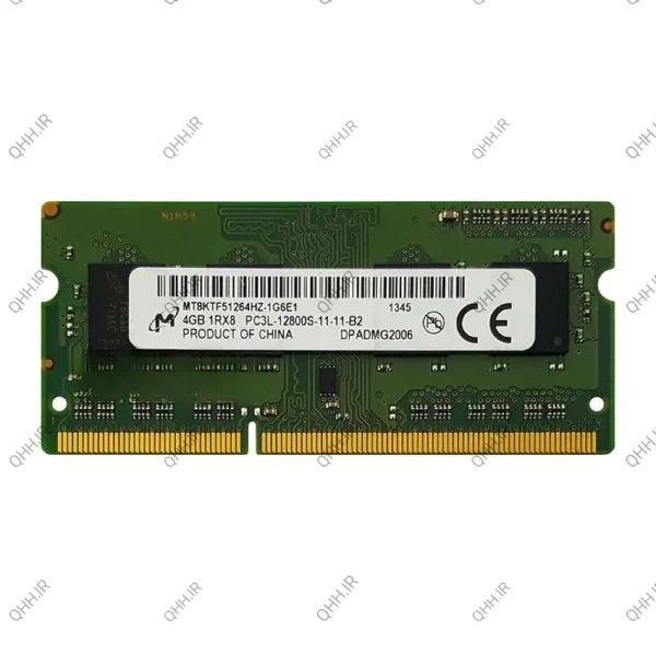 رم لپ تاپ 4 گیگ Micron Technology DDR3-PC3L-1600-12800 MHZ 1.35V