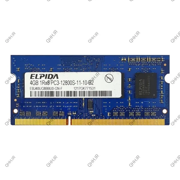 رم لپ تاپ 4 گیگ Elpida DDR3-1600-12800 MHZ 1.5V