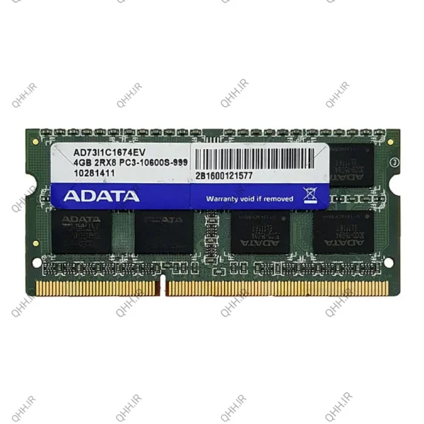 رم لپ تاپ 4 گیگ Adata DDR3-1333-10600 MHZ 1.5V