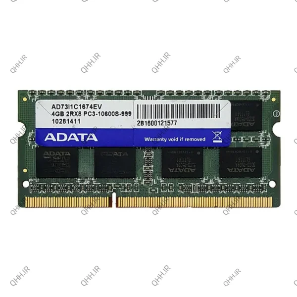 رم لپ تاپ 4 گیگ Adata DDR3-1333-10600 MHZ 1.5V