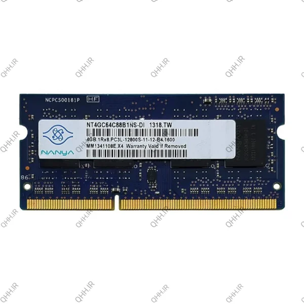 رم لپ تاپ 4 گیگ Nanya DDR3-PC3L 1600-12800 MHz 1.35V