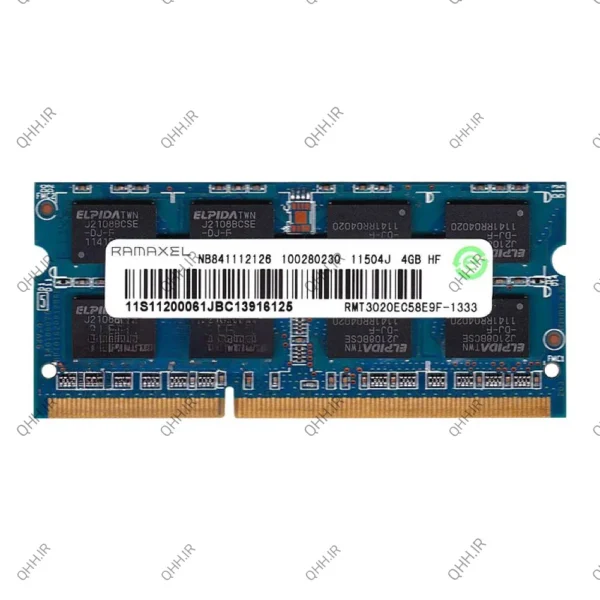 رم لپ تاپ 4 گیگ Ramaxel DDR3-1333-10600 MHZ 1.5V
