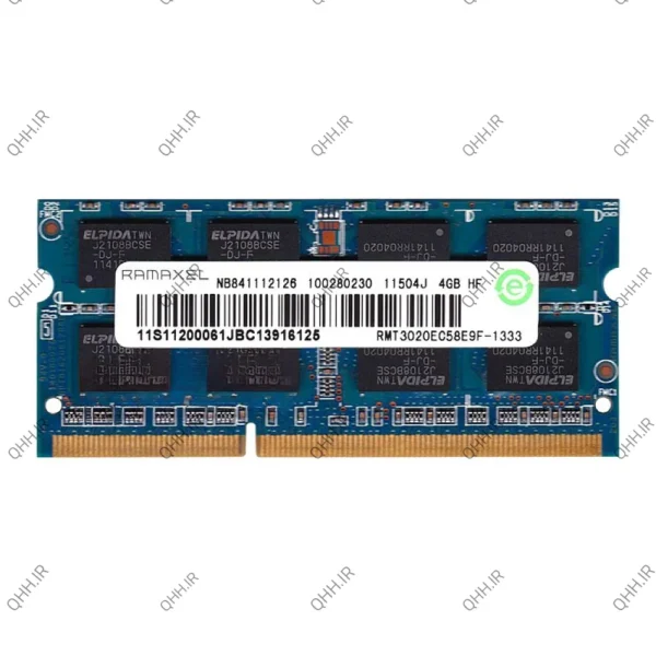 رم لپ تاپ 4 گیگ Ramaxel DDR3-1333-10600 MHZ 1.5V