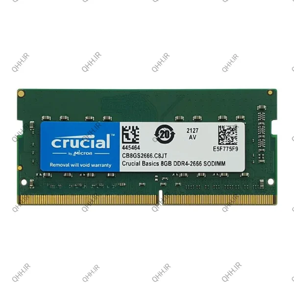 رم لپ تاپ 8 گیگ Crucial DDR4-2666 MHZ 1.2V