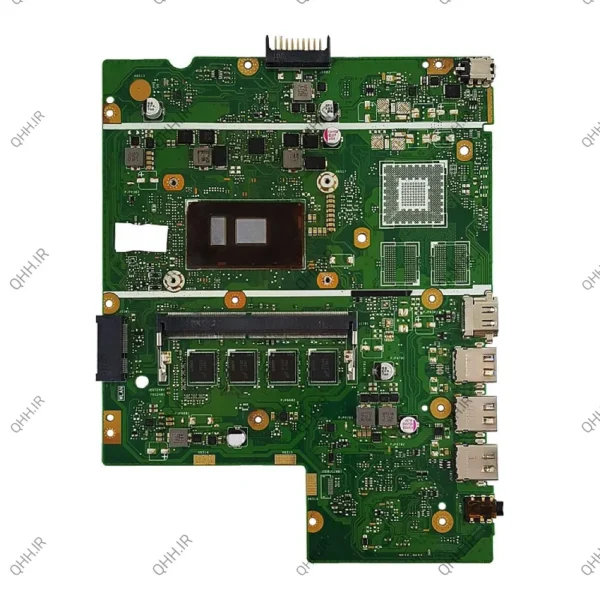 مادربرد لپ تاپ ایسوس VivoBook 15 X540UV CPU-I5-7200U_Ram-4GB گرافیک اینتلی