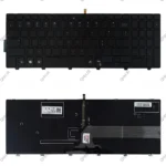 کیبرد لپ تاپ دل Inspiron 15-5000 مشکی-با بک لایت-با فریم
