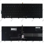 کیبرد لپ تاپ دل Inspiron 15-5000 مشکی-با بک لایت-با فریم