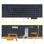 کیبرد لپ تاپ اچ پی Omen 17-AN_RGB مشکی با بک لایت-بدون فریم