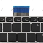 کیبرد لپ تاپ اچ پی EliteBook Folio 1030 G1 مشکی-اینتر کوچک-با بک لایت-با فریم نقره ای - Image 4