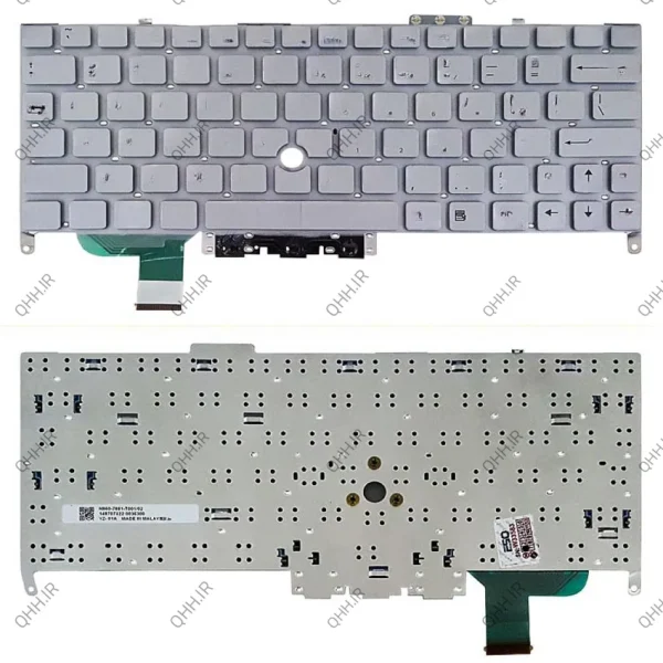 کیبرد لپ تاپ سونی VGN-P نقره ای-اینترکوچک بدون فریم