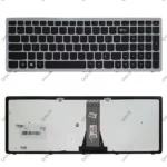 کیبرد لپ تاپ لنوو IdeaPad Z510 مشکی-با فریم نقره ای