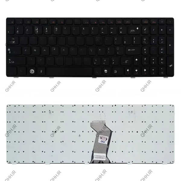 کیبرد لپ تاپ لنوو IdeaPad G500-G505 مشکی-با فریم
