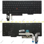 کیبرد لپ تاپ لنوو Thinkpad E580 مشکی-با موس-با فریم