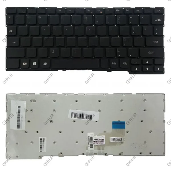 کیبرد لپ تاپ لنوو Yoga 300-11IBR مشکی-اینترکوچک بدون فریم