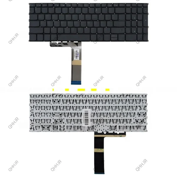 کیبرد لپ تاپ لنوو IdeaPad 5-15IL05_ThinkBook 15-G2 مشکی-اینترکوچک-بدون فریم