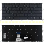 کیبرد لپ تاپ لنوو IdeaPad 720S-14IKB مشکی-اینترکوچک بدون فریم با کلید پاور