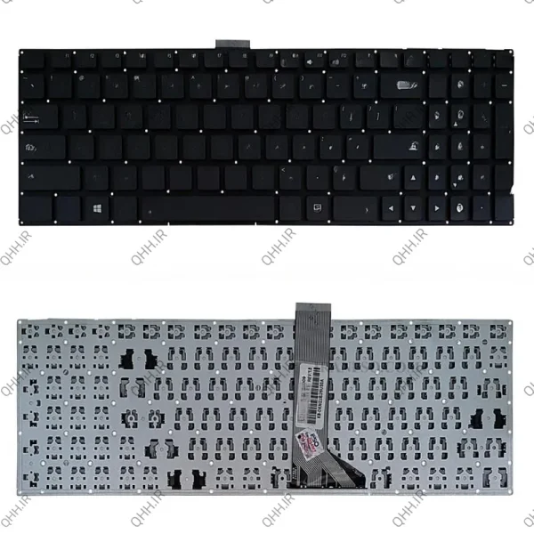 کیبرد لپ تاپ ایسوس X553-X555-P2540U مشکی-اینترکوچک بدون فریم