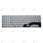 کیبرد لپ تاپ ایسوس X540 مشکی-اینترکوچک بدون فریم به همراه کلید پاور - Image 3