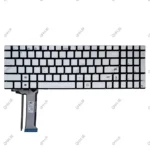 کیبرد لپ تاپ ایسوس N551-N552 نقره ای-اینترکوچک با بک لایت-بدون فریم - Image 2